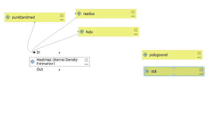 Graphical Modeler: *heatmap*'i algoritmi lisamine